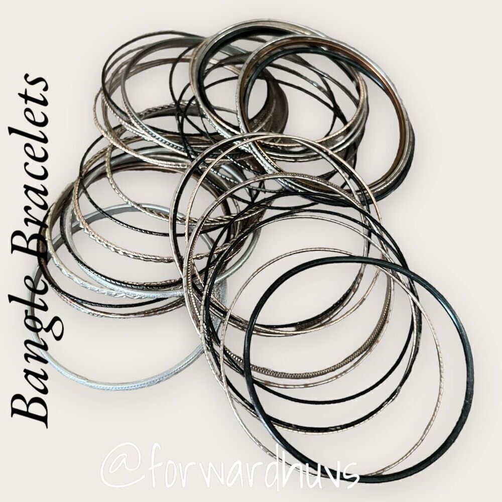 Metal Bangle Bracelet Lot